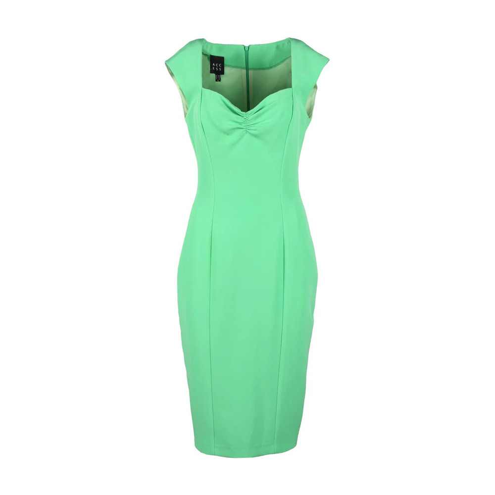 ACCESS FASHION Fitted Mini Dress with Sweetheart Neckline